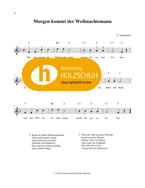 Morgen kommt der Weihnachtsmann